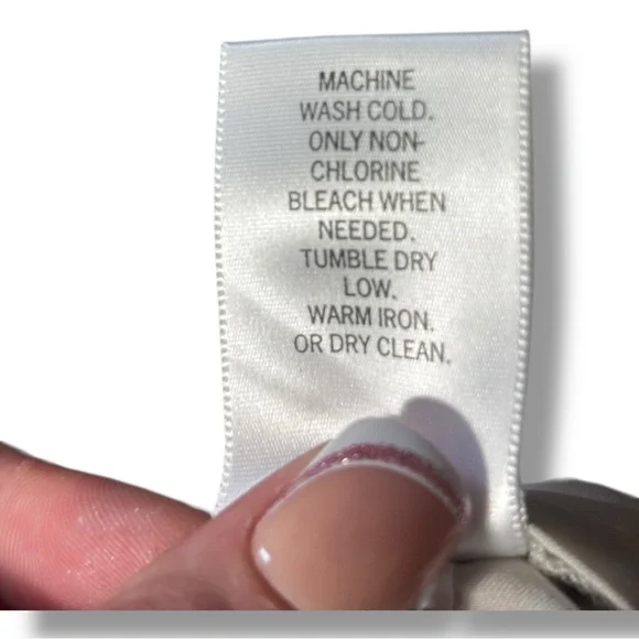 Banana Republic Elegant Cream Pinstripe Straight Flare Leg Size 4 Linen Trousers - Picture 8 of 13